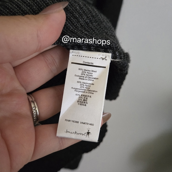 Smartwool Kiva Ridge Striped Crew Sweater Men's - Picture 6 of 6